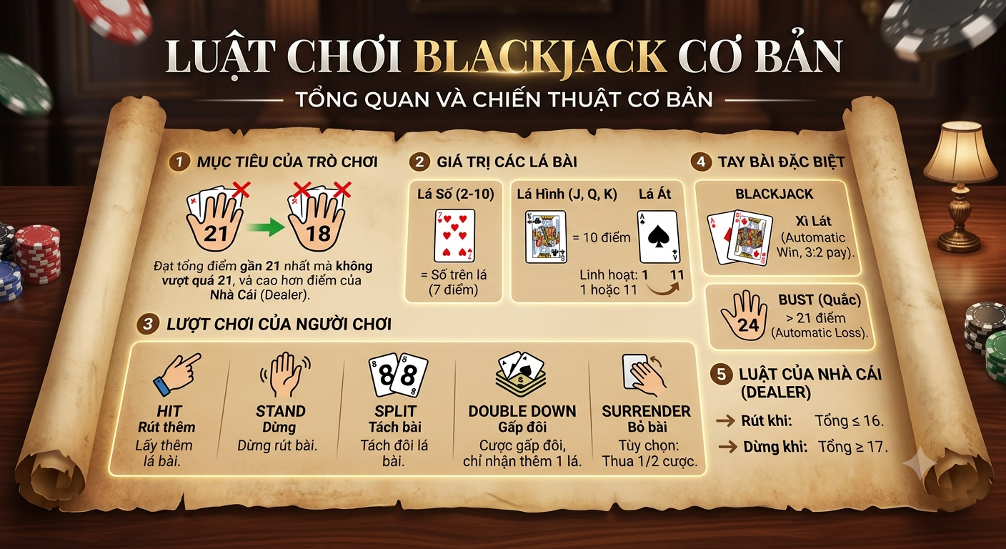 luật chơi blackjack là gì