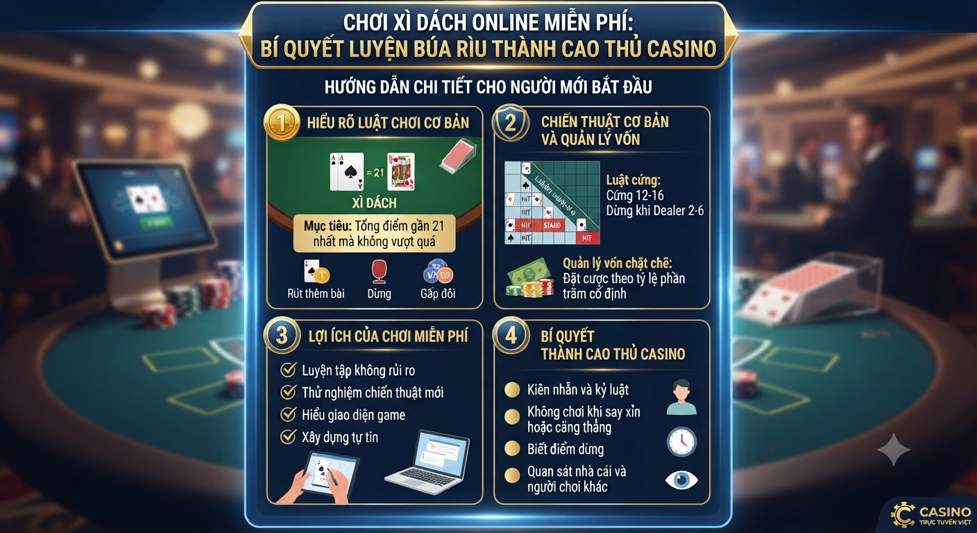 chơi xì dách online miễn phí